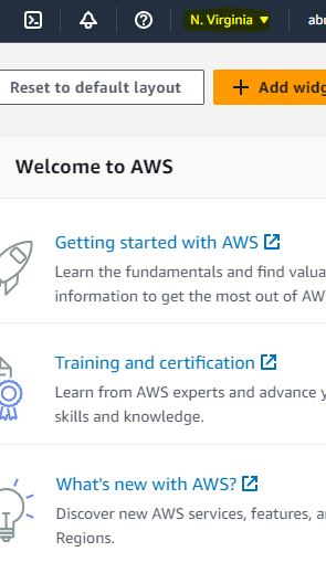 AWS Switch Region