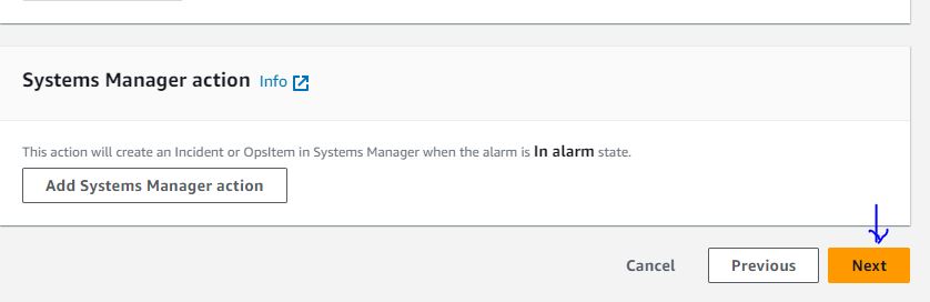 Create Alarm_success