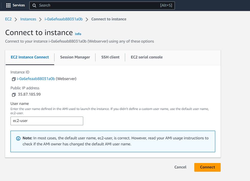 EC2 connect