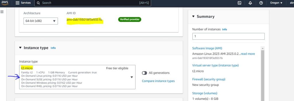 EC2 Instance Type