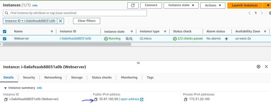 EC2 Public IP Address