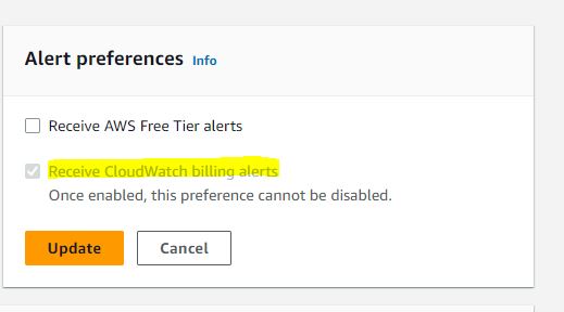 Receive CloudWatch Billing Alerts